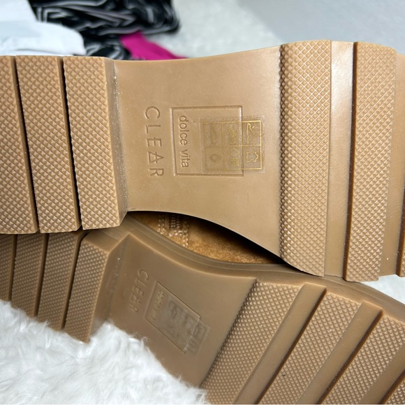 DOLCE VITA LOTTIE CLEAR COMBAT BOOT 8 - Picture 8 of 14